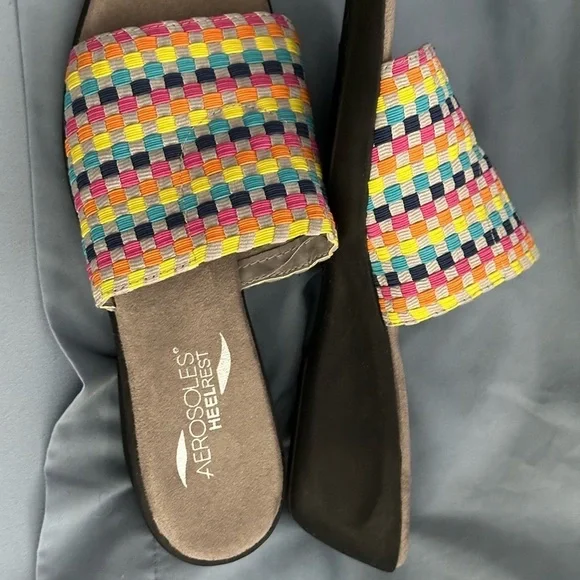 Aerosoles Women's Multicolor Slide Sandals - Picture 6 of 7